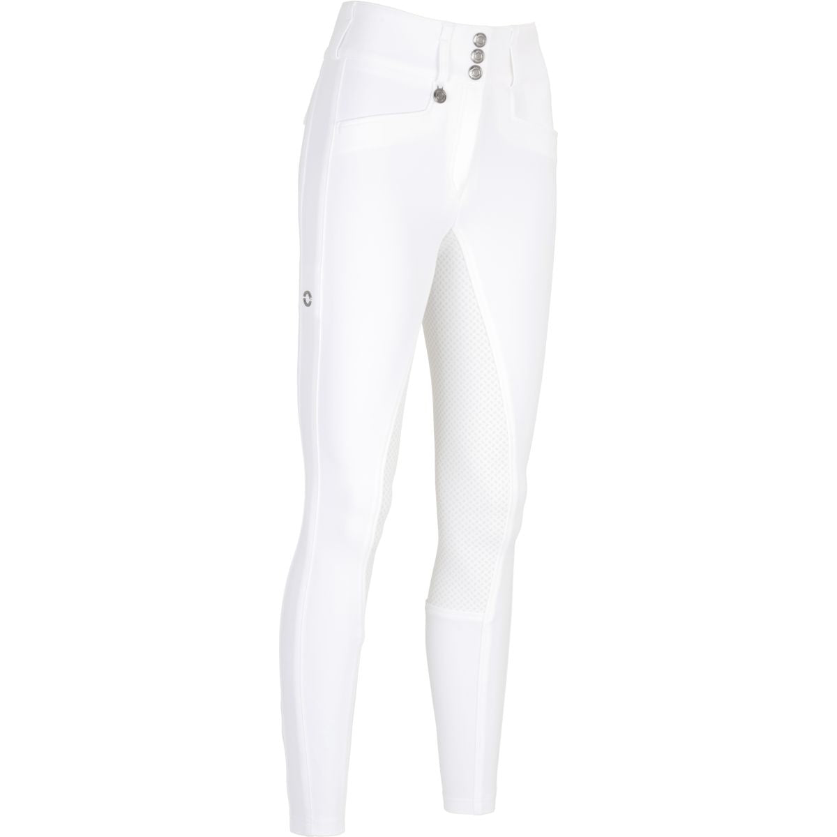 Pikeur Pantaloni da Equitazione New Candela Highwaist Full Grip Bianco