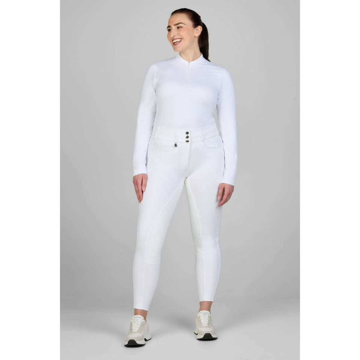 Pikeur Pantaloni da Equitazione New Candela McCrown Bianco