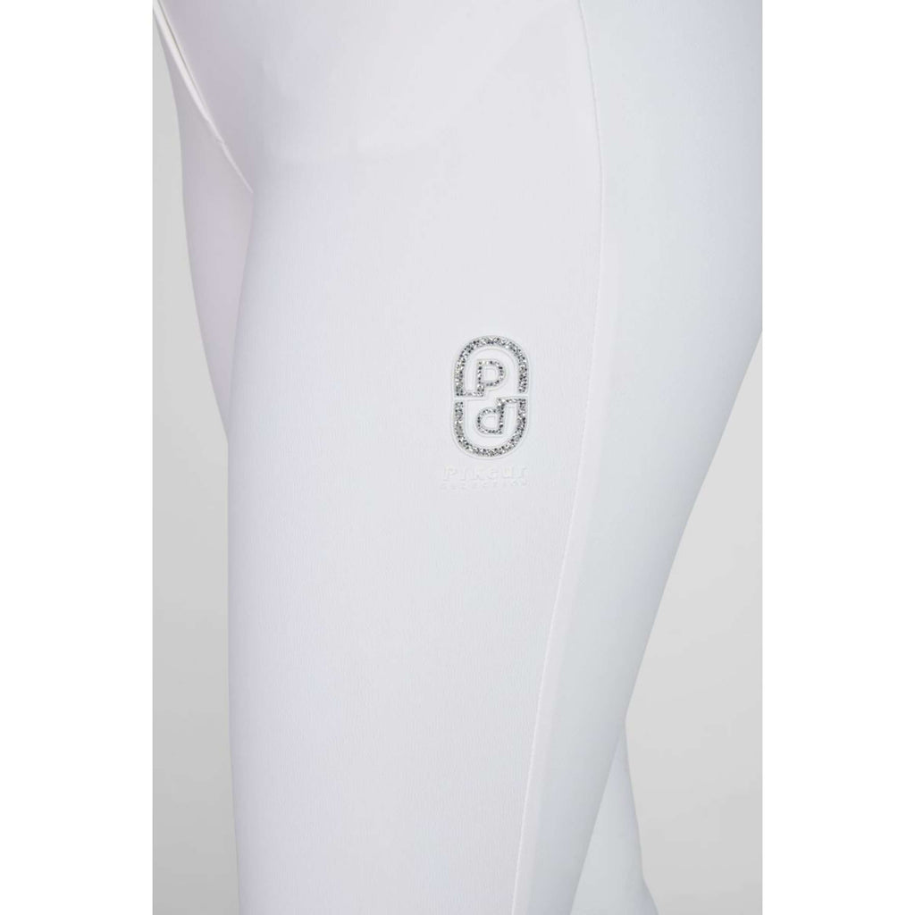 Pikeur Pantaloni da Equitazione Ceelina SD SS26 Full Grip Bianco