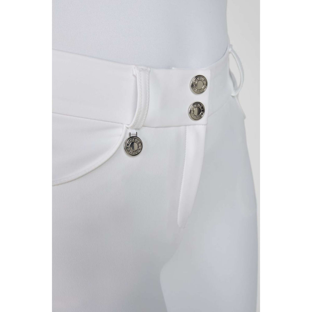 Pikeur Pantaloni da Equitazione Ceelina SD SS26 Full Grip Bianco