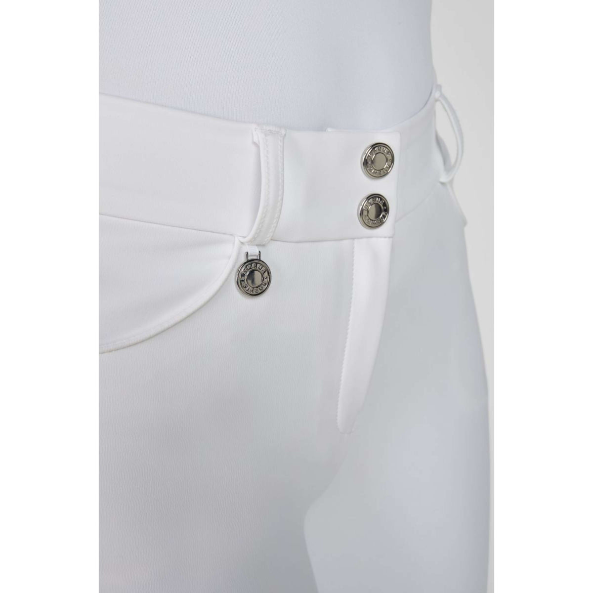 Pikeur Pantaloni da Equitazione Ceelina SD SS26 Full Grip Bianco