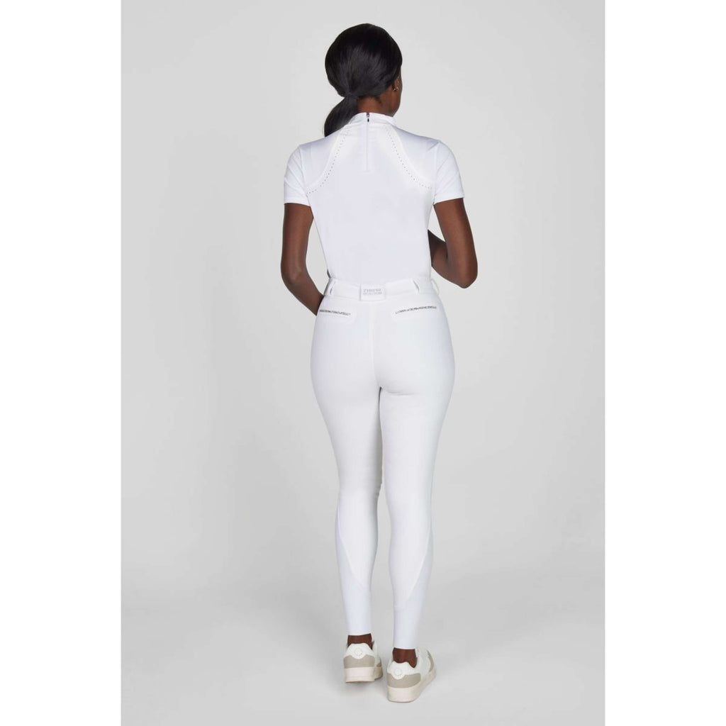 Pikeur Pantaloni da Equitazione Ceelina SD SS26 Full Grip Bianco