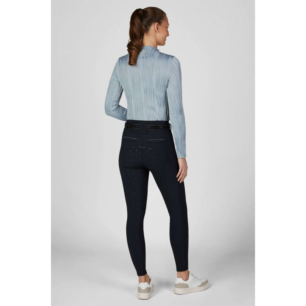 Pikeur Pantaloni da Equitazione Linnet GripTec SO Highwaist Full Grip Nightblue