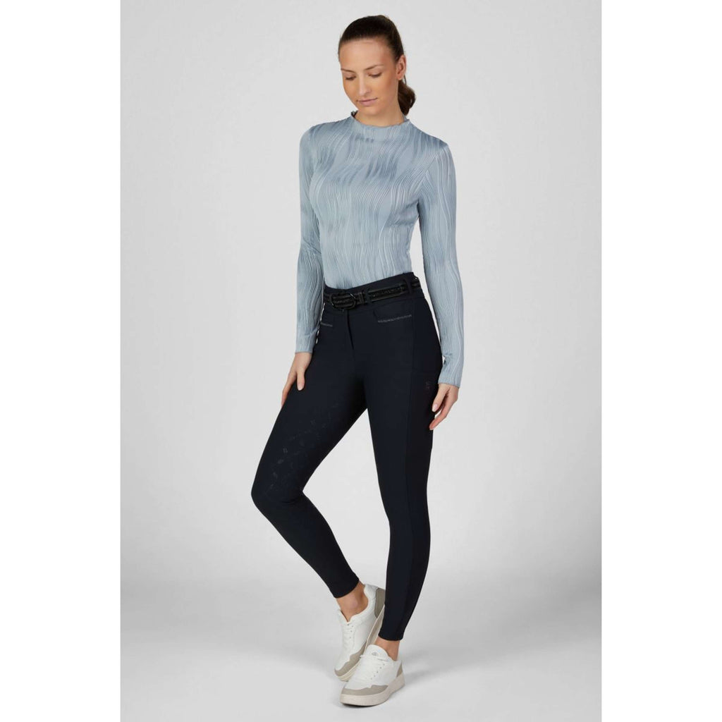 Pikeur Pantaloni da Equitazione Linnet GripTec SO Highwaist Full Grip Nightblue