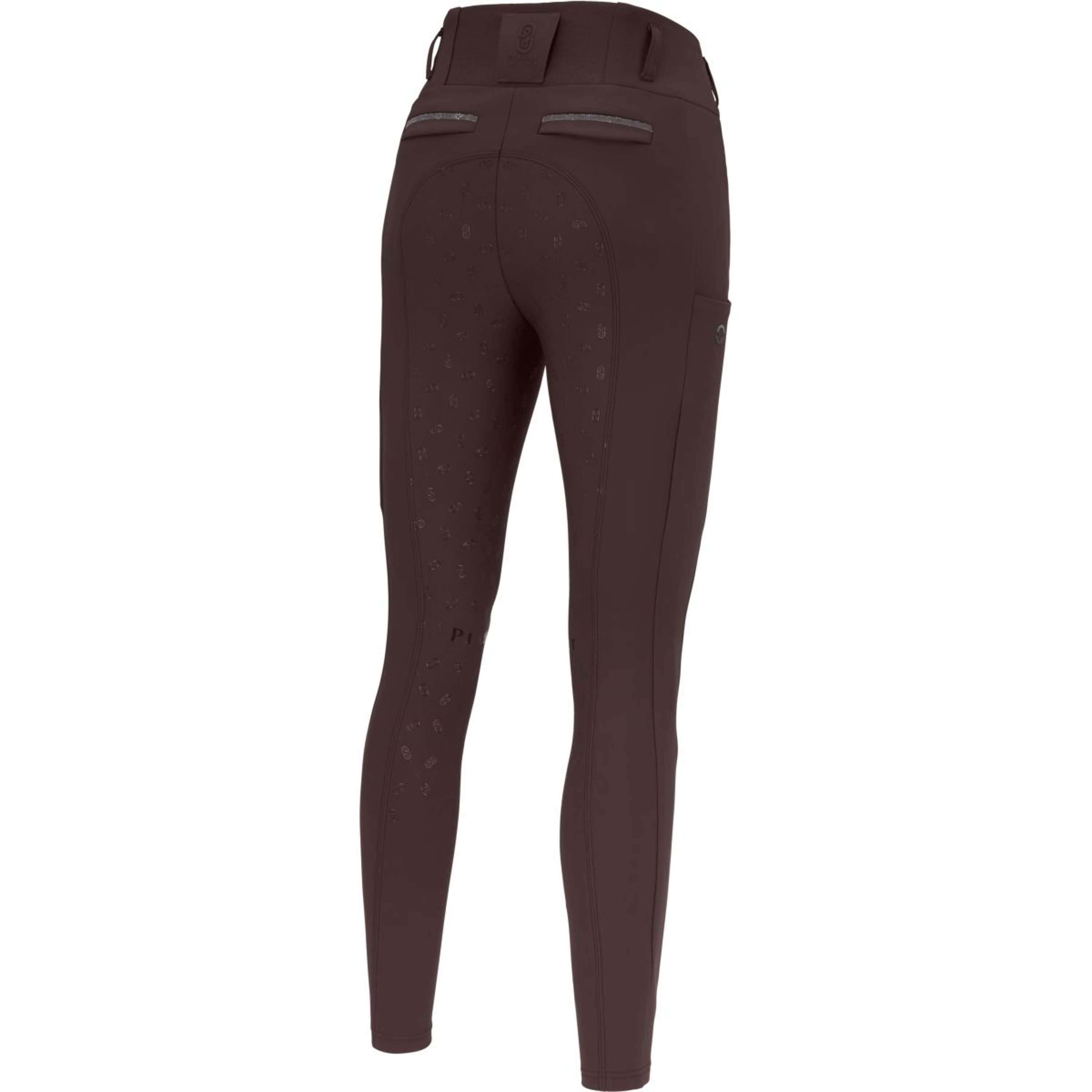 Pikeur Pantaloni da Equitazione Linnet GripTec SO Highwaist Full Grip Marrone Cioccolato
