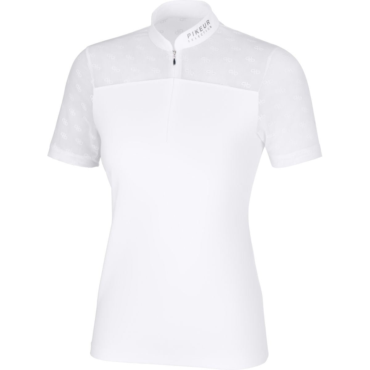 Pikeur Shirt Selection con Cerniera Bianco