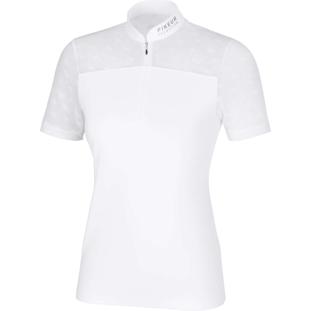 Pikeur Shirt Selection con Cerniera Bianco