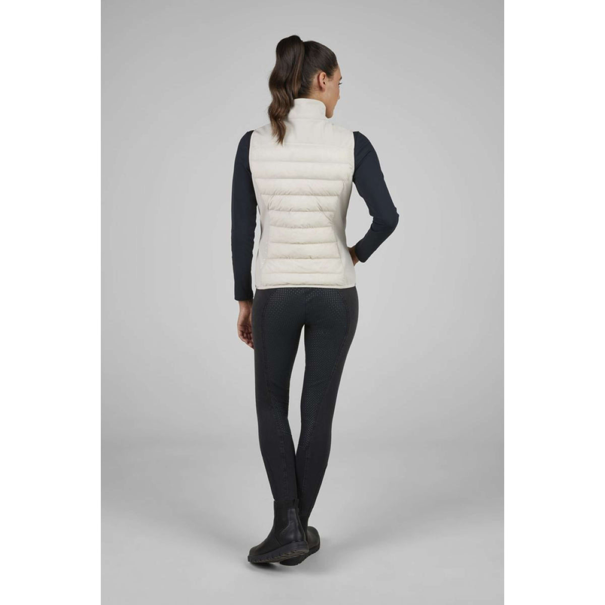 Pikeur Gilet Hybrid AW25 Pale Grey