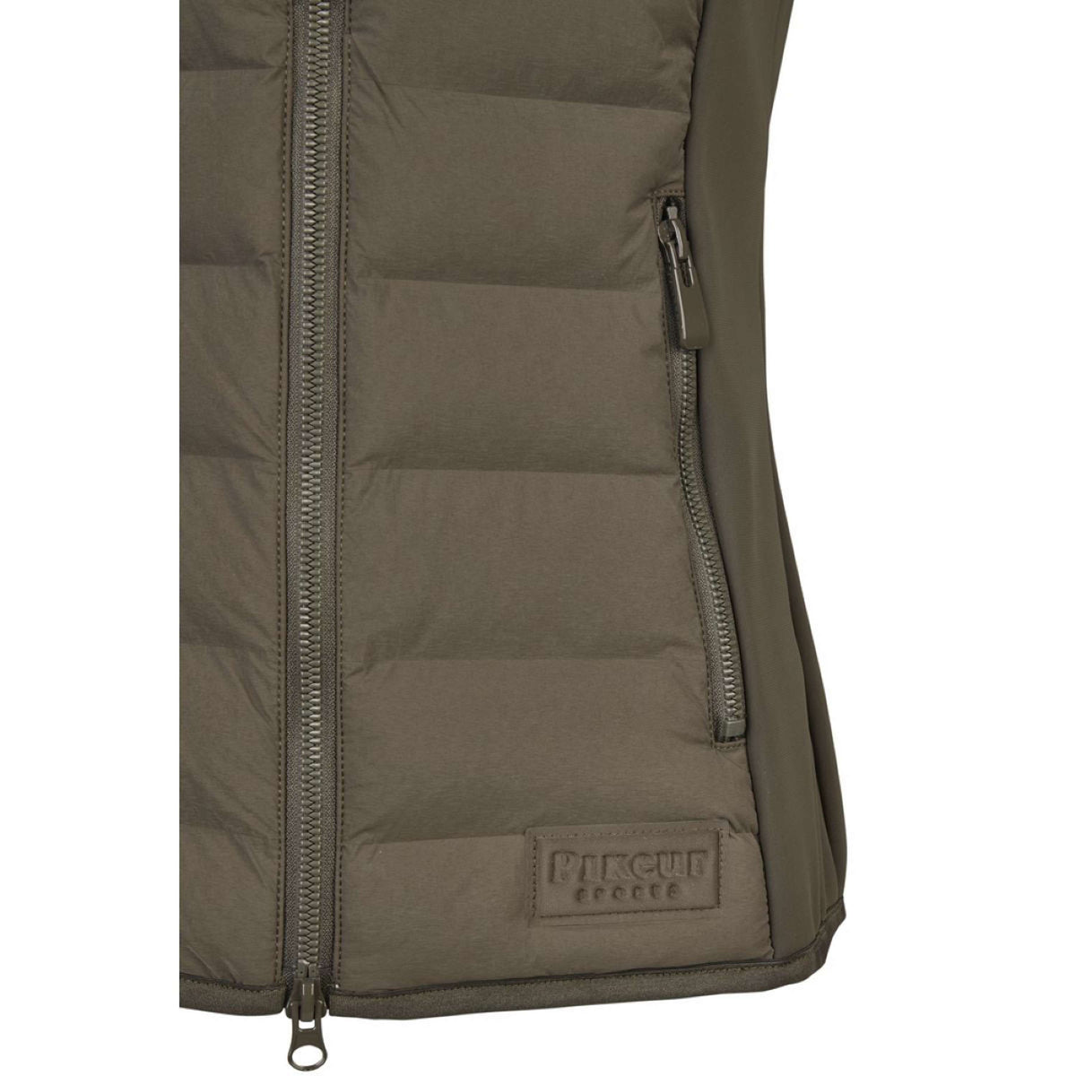 Pikeur Gilet Hybrid AW25 Deep Khaki