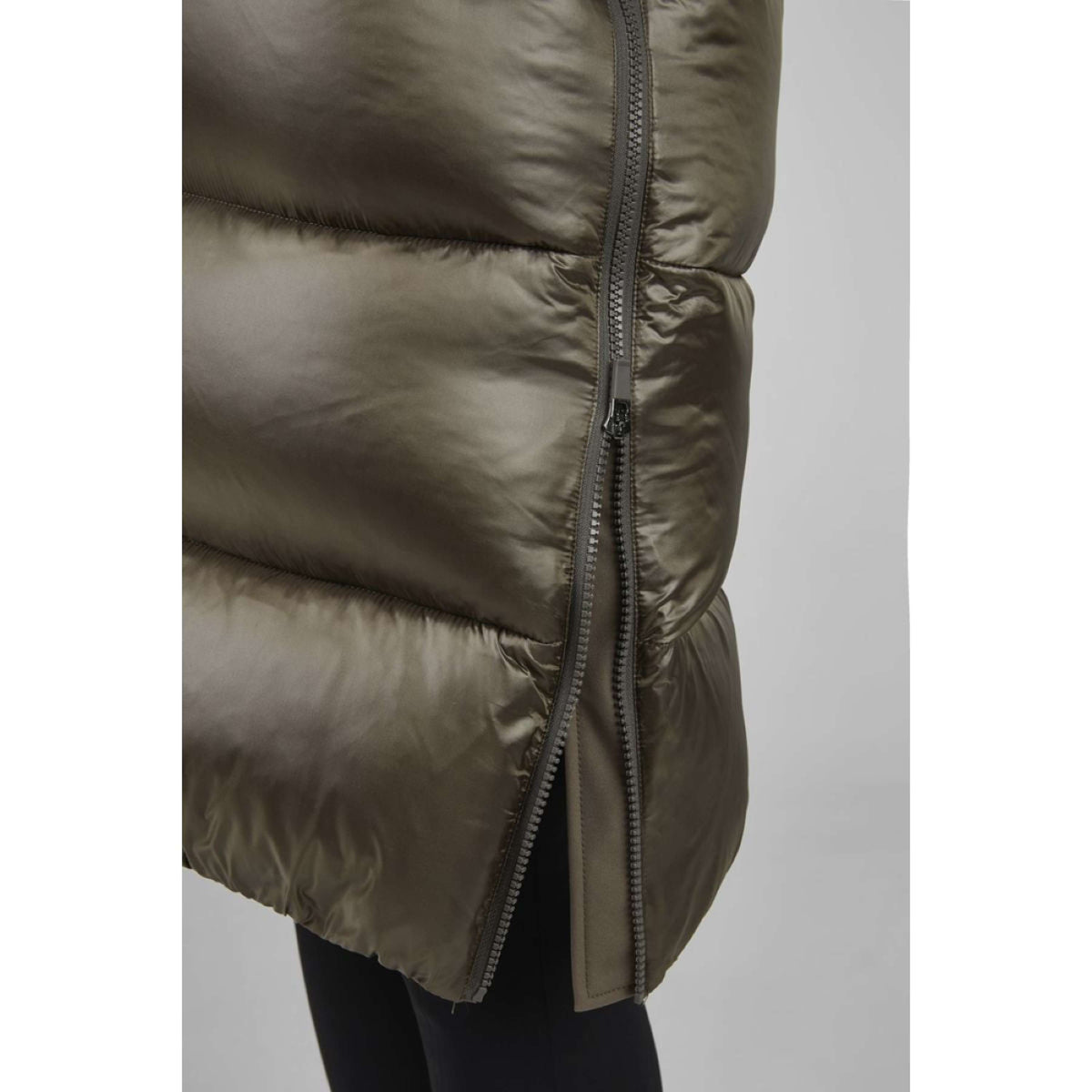 Pikeur Cappotto Lungo Quiltes AW25 Slate Brown