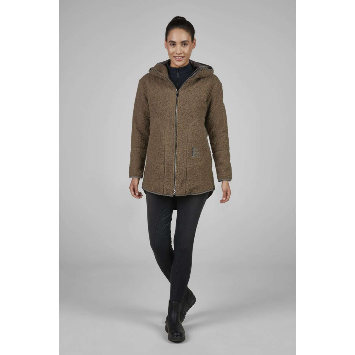 Pikeur Giacca in Pile Teddy AW25 Greige