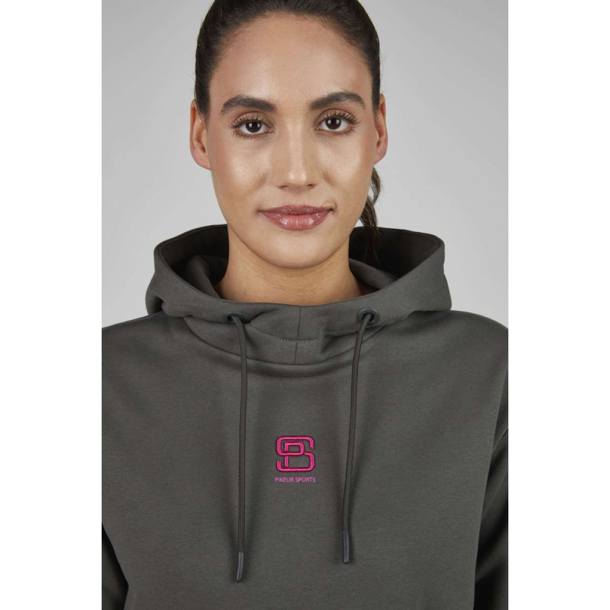 Pikeur Felpa con cappuccio Sports AW25 Deep Khaki