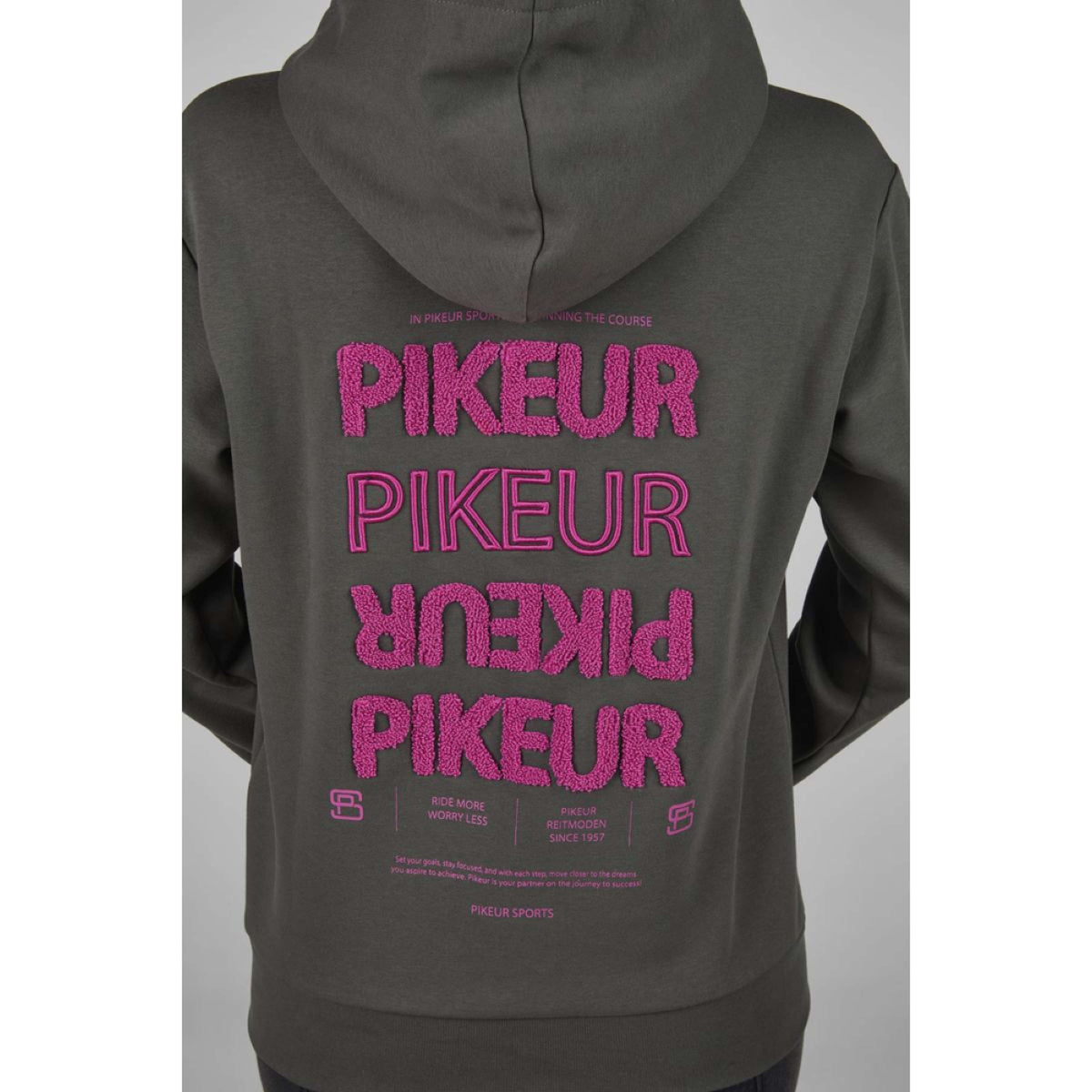 Pikeur Felpa con cappuccio Sports AW25 Deep Khaki