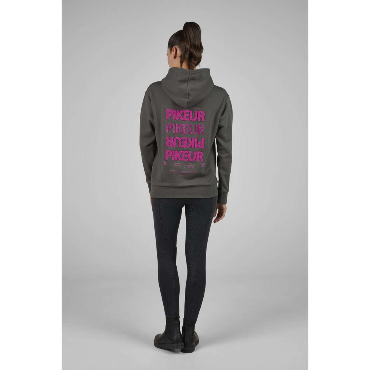 Pikeur Felpa con cappuccio Sports AW25 Deep Khaki