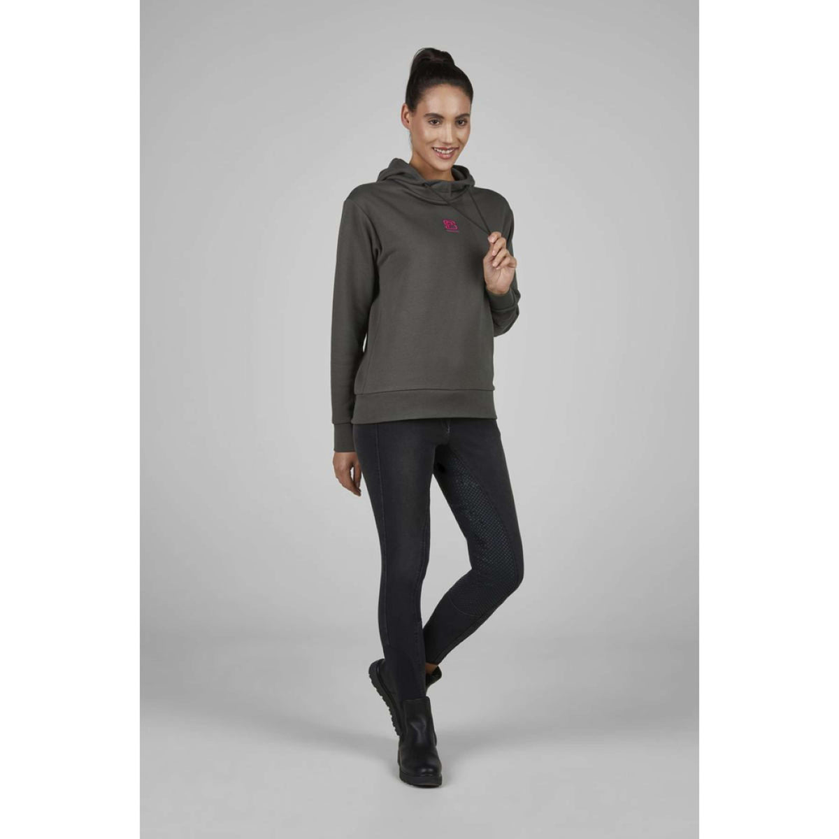 Pikeur Felpa con cappuccio Sports AW25 Deep Khaki