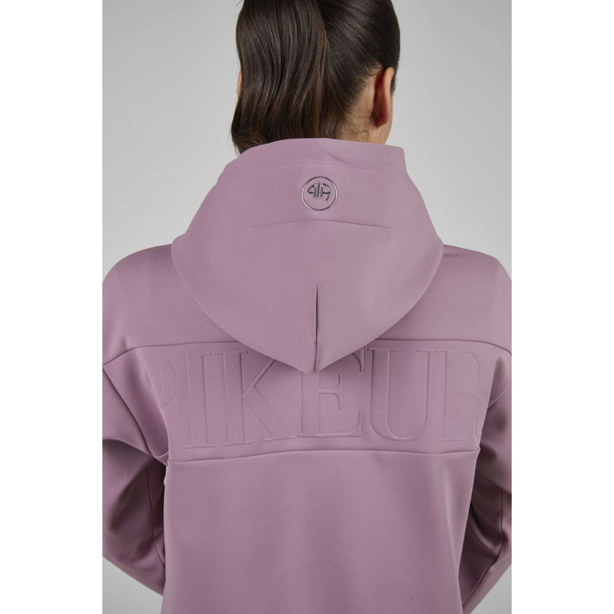 Pikeur Felpa con cappuccio e zip Athleisure AW25 Berry Blush