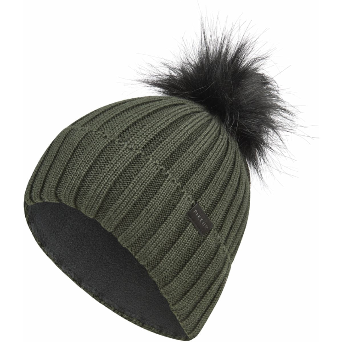 Pikeur Beanie Pompom Sports AW25 Deep Khaki