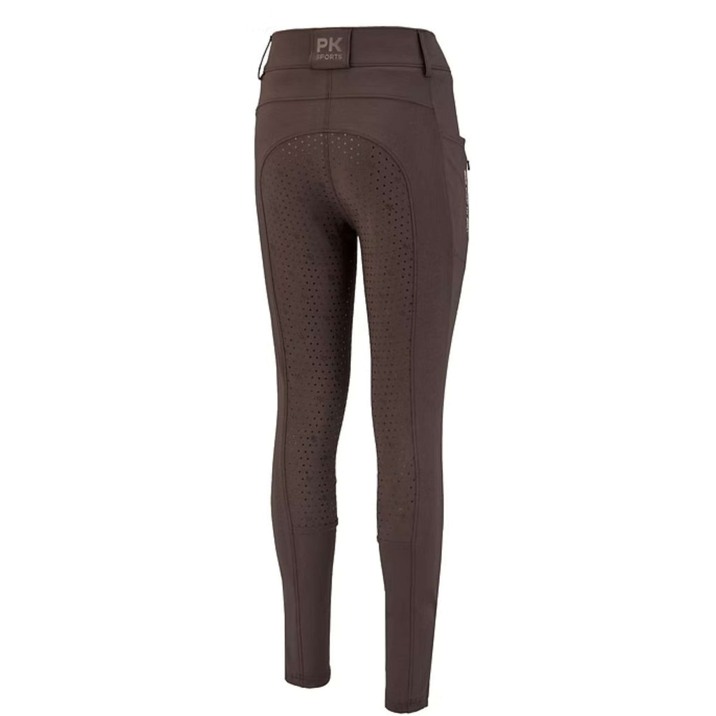 PK Pantaloni da Equitazione Ruby Full Grip Caffè