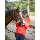 PK International Felpa con cappuccio e zip Arezzo Fluo Coral