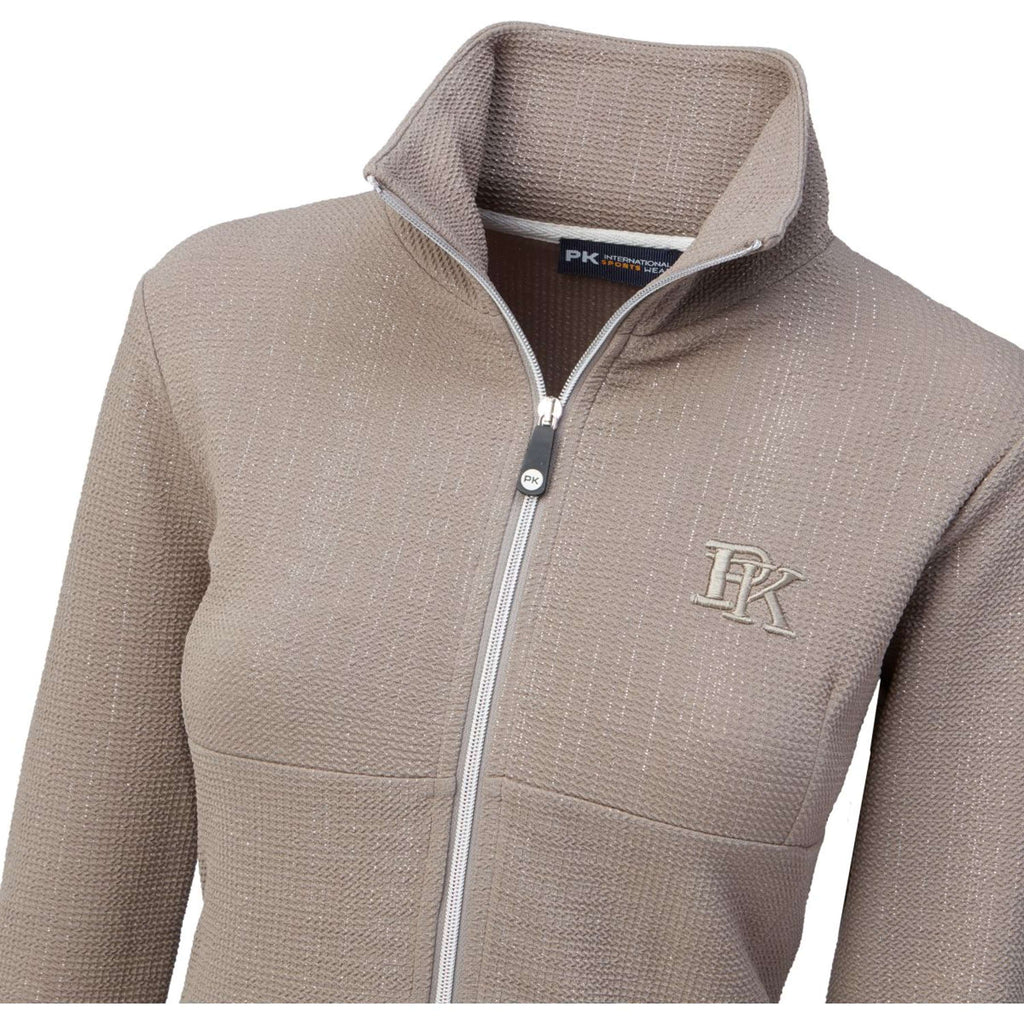 PK International Felpa con cappuccio e zip Arezzo Clay