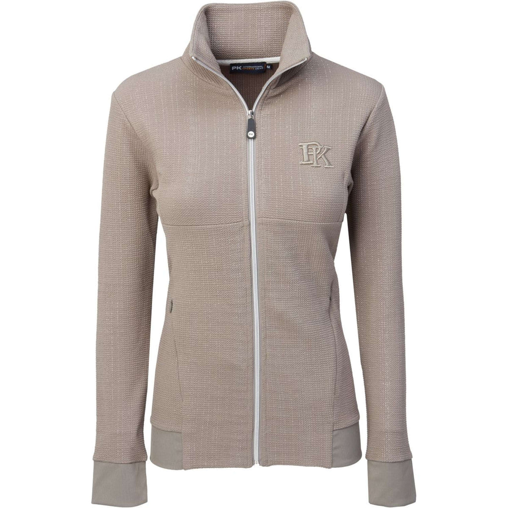 PK International Felpa con cappuccio e zip Arezzo Clay