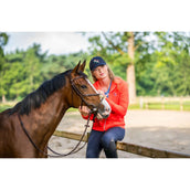 PK International Felpa con cappuccio e zip Arezzo Fluo Coral