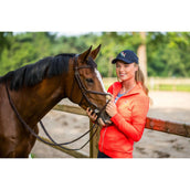 PK International Felpa con cappuccio e zip Arezzo Fluo Coral