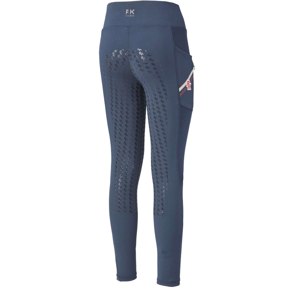 PK International Leggings da Equitazione Bretton Full Grip Moonlight
