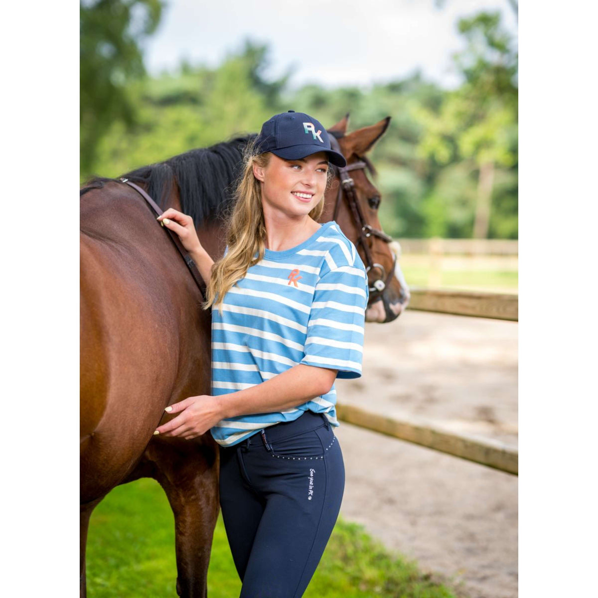 PK International Maglietta Dalmore Cotone Sky Blue