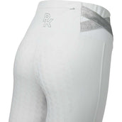 PK Leggings da Equitazione Jupiter Full Grip Bianco