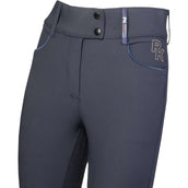 PK International Pantaloni da Equitazione Outsider Knee Grip Carbone