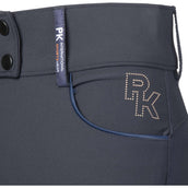 PK International Pantaloni da Equitazione Outsider Knee Grip Carbone