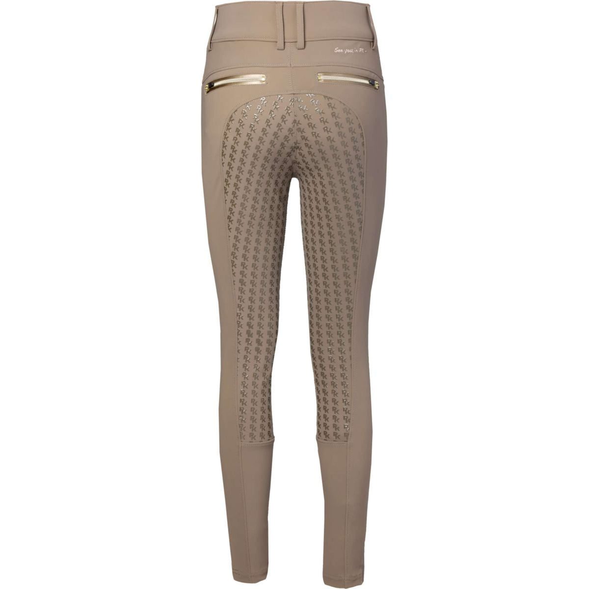 PK Pantaloni da equitazione Outsider Full Grip Seppia