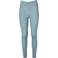 PK International Leggings da Equitazione Technical Ravage Full Grip Faded Blue