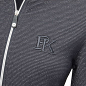 PK International Felpa con cappuccio e zip Performance Robinson Carbone