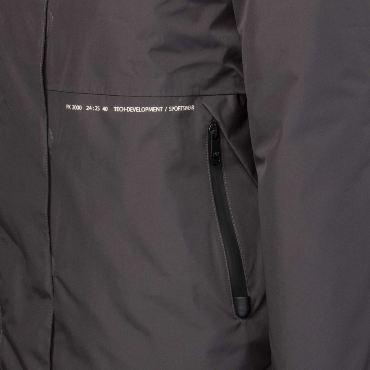 PK International Giacca Rooney Waterproof Carbone