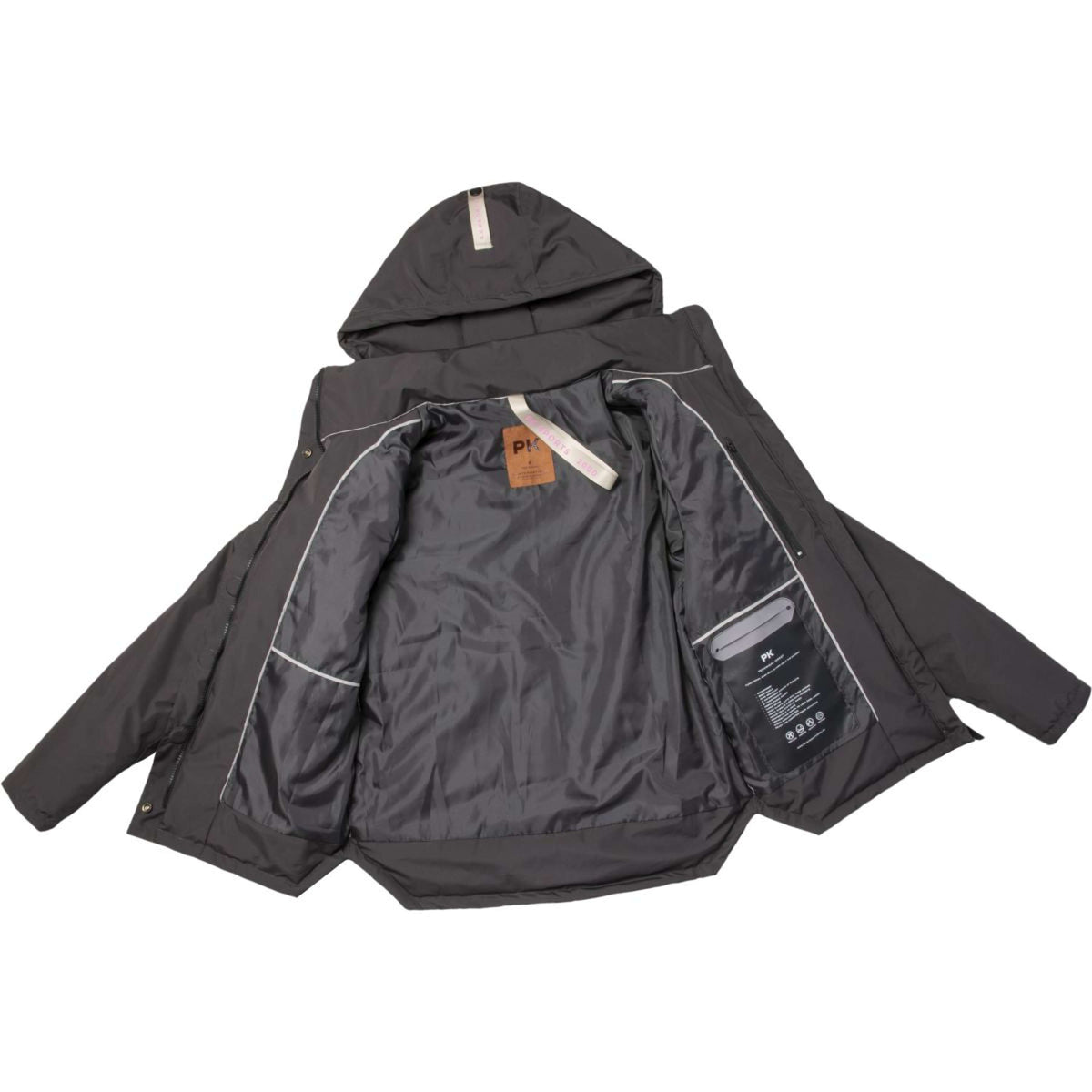 PK International Giacca Rooney Waterproof Carbone