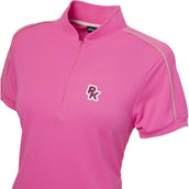 PK International Polo Performance Piqué Royal Fluo Pink