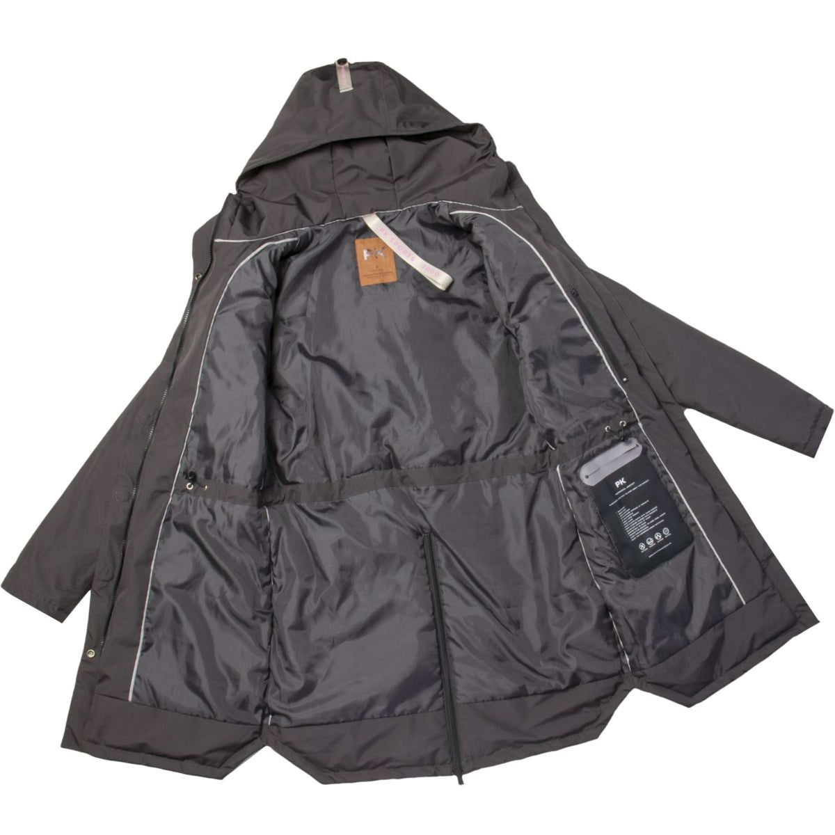 PK International Cappotto Lungo Rumble Waterproof Carbone