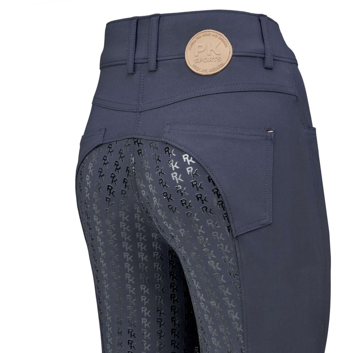PK Pantaloni da Equitazione Telstar Full Grip Ebano