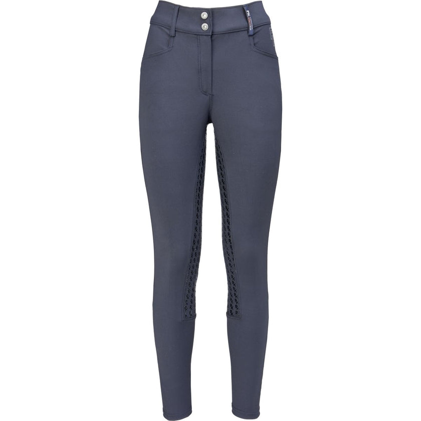 PK Pantaloni da Equitazione Telstar Full Grip Ebano