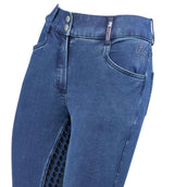 PK Pantaloni da Equitazione Telstar Full Grip Ebony Jeans