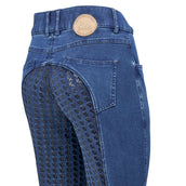 PK Pantaloni da Equitazione Telstar Full Grip Ebony Jeans