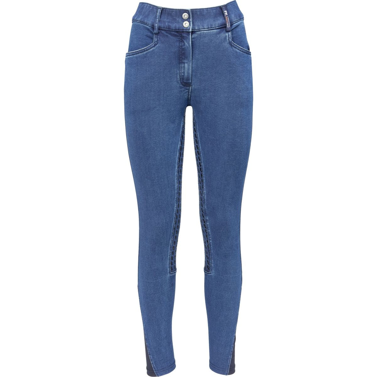 PK Pantaloni da Equitazione Telstar Full Grip Ebony Jeans