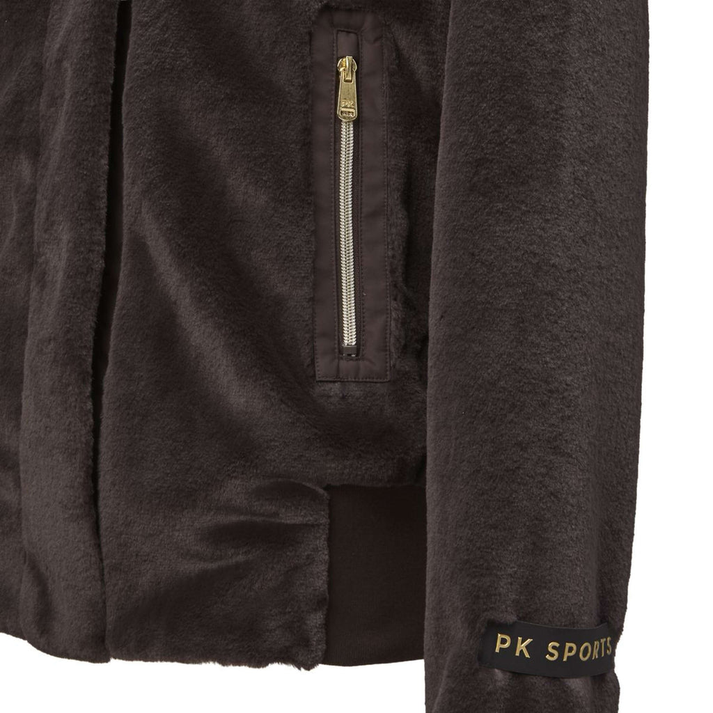 PK Felpa con cappuccio e zip Tiamo Fluffy Caffè