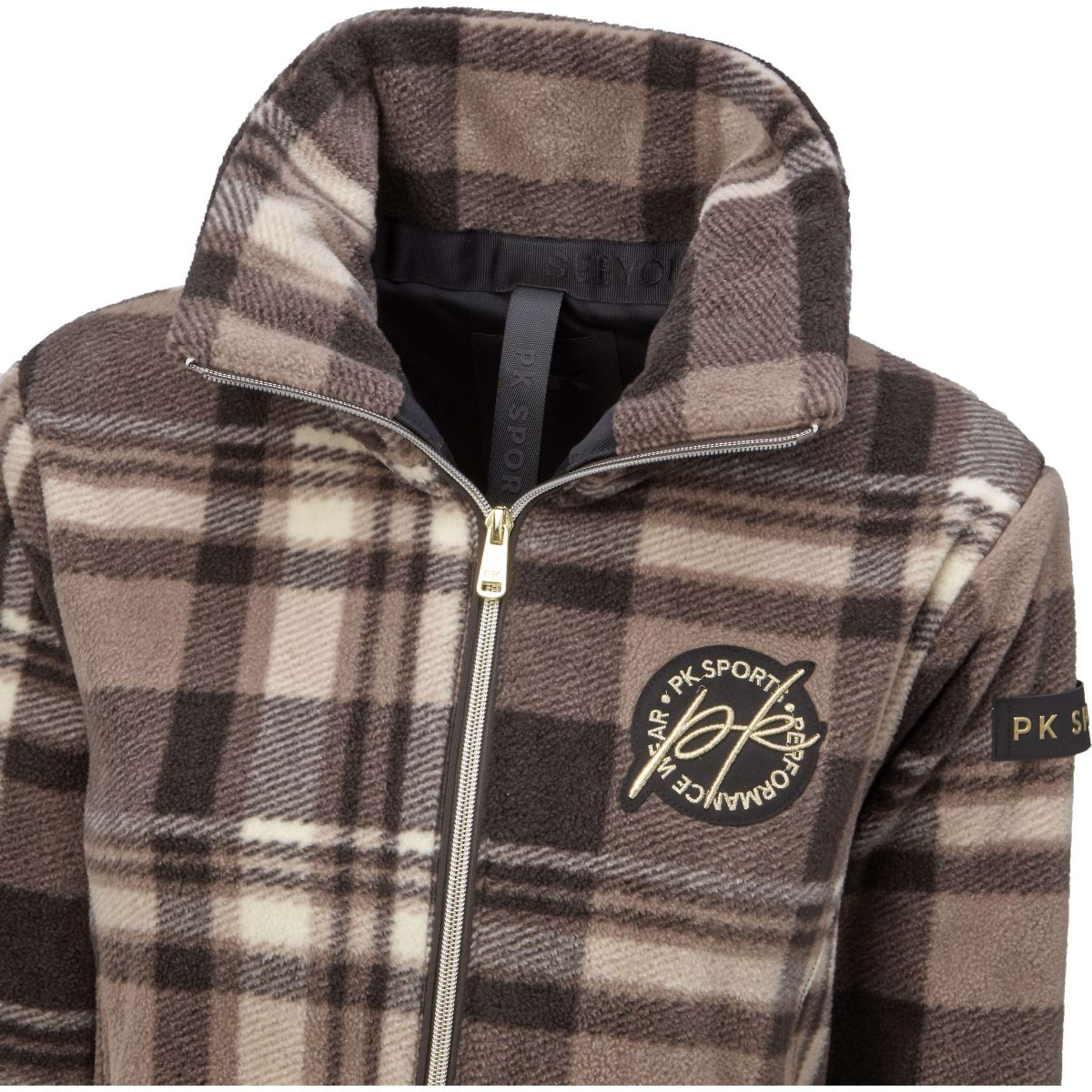 PK Felpa con cappuccio e zip Timber Fluffy Caffè