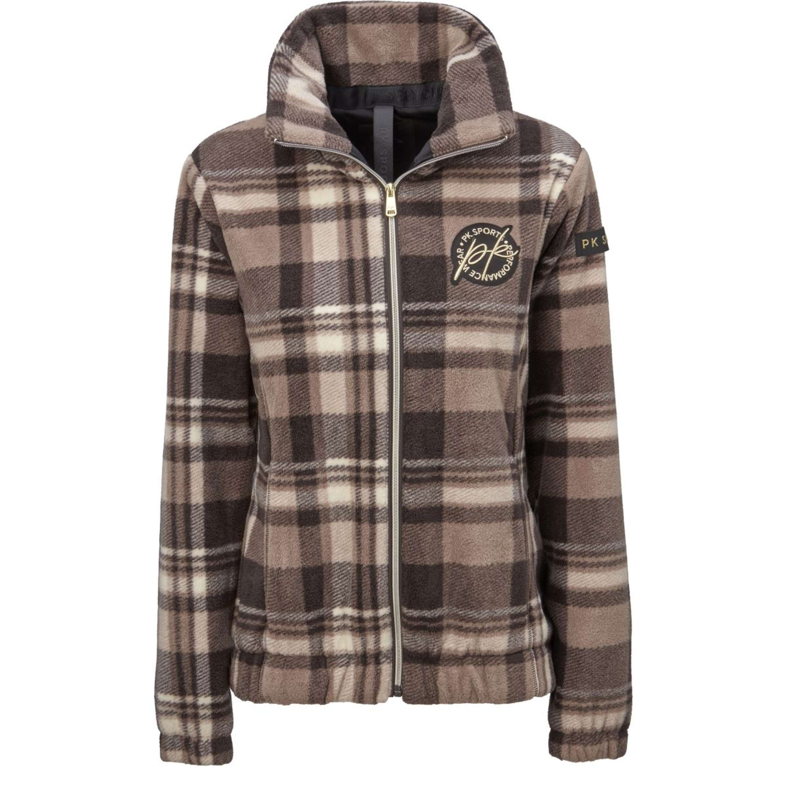 PK Felpa con cappuccio e zip Timber Fluffy Caffè