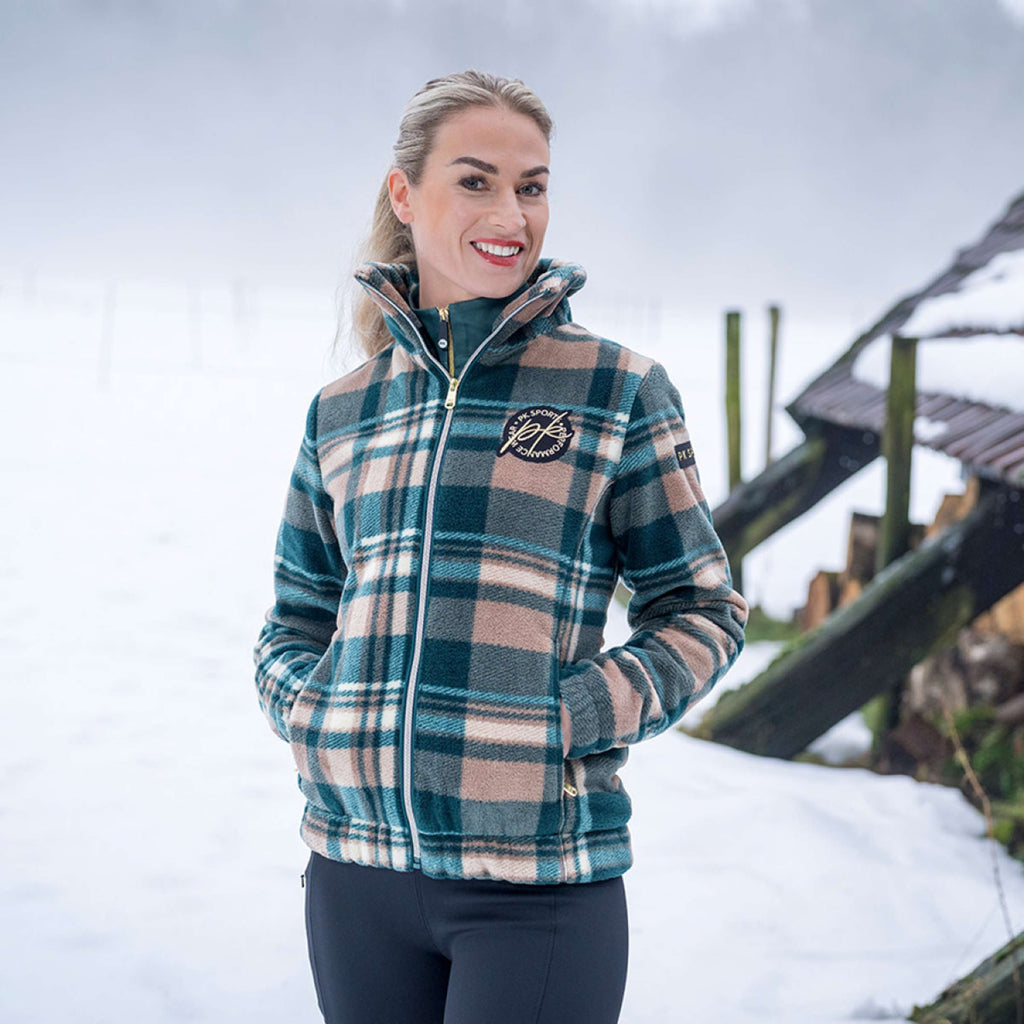 PK Felpa con cappuccio e zip Timber Fluffy Sea Moss