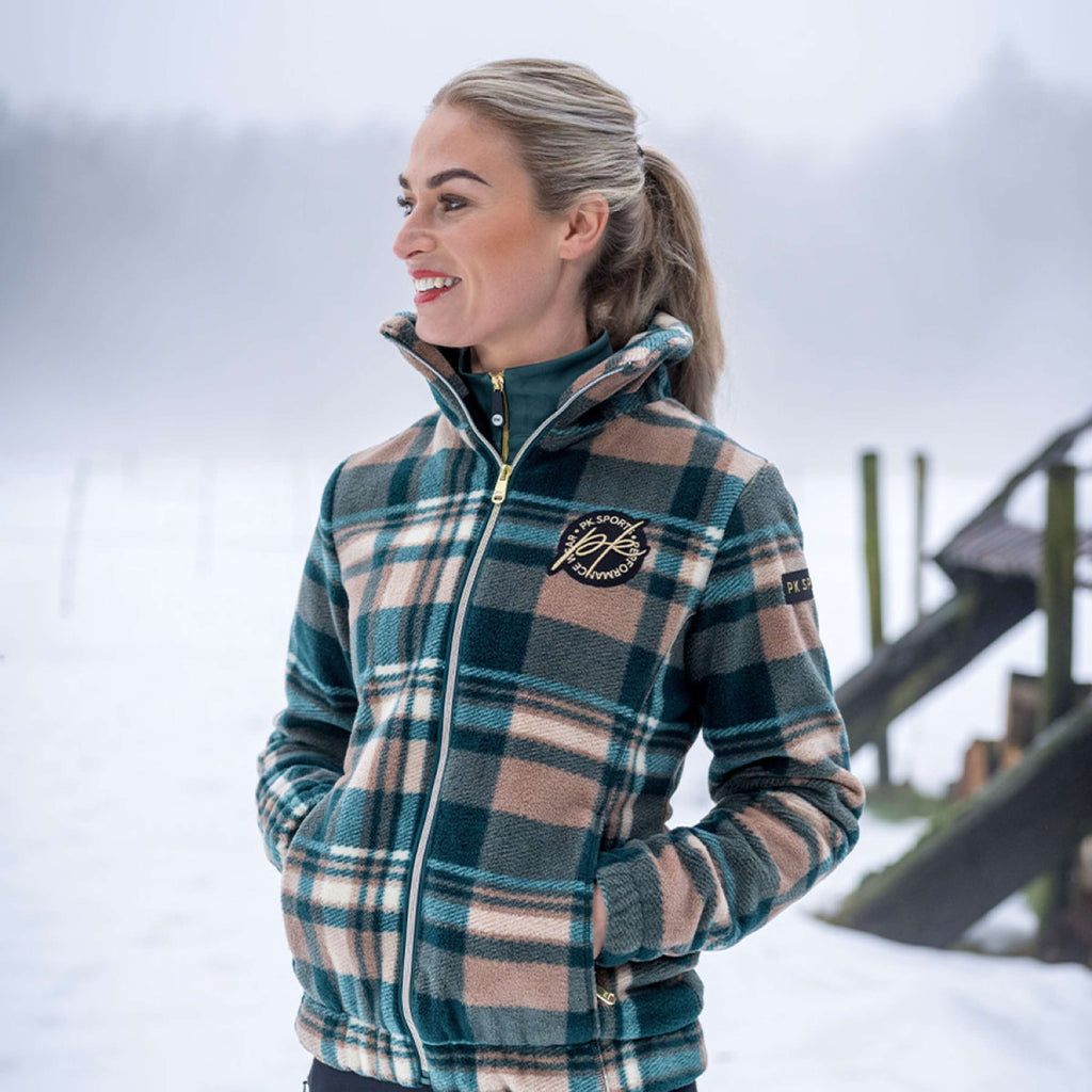 PK Felpa con cappuccio e zip Timber Fluffy Sea Moss