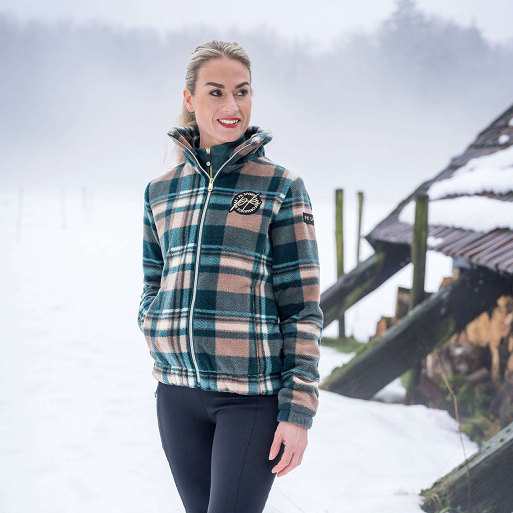 PK Felpa con cappuccio e zip Timber Fluffy Sea Moss